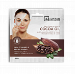 IDC INSTITUTE ''Cacoa Oil'' intensīvi mitrinoša auduma maska sejai ar kakao eļļu,23g
